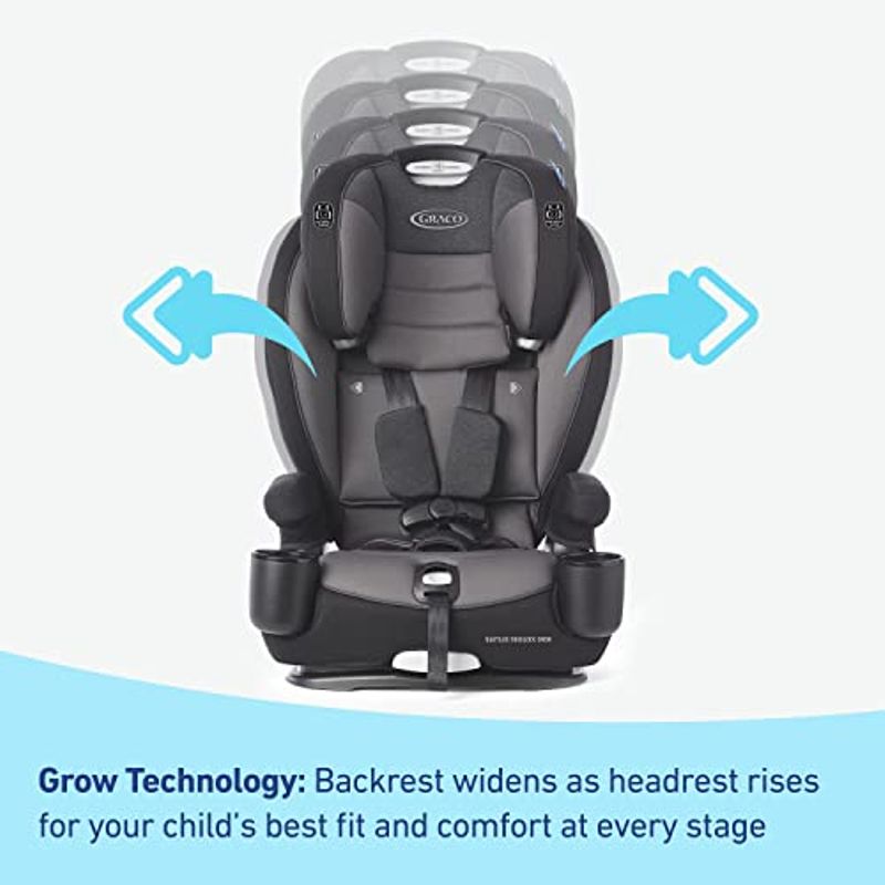 Graco Nautilus SnugLock Grow 3 in 1 Forward Facing Harness Booster | Grows with Child, Franco