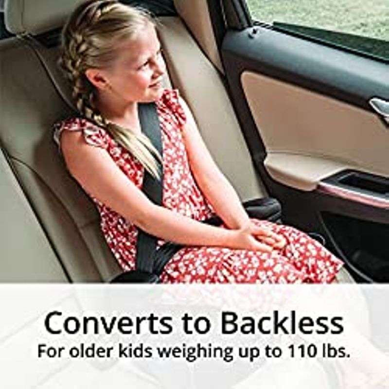 Chicco KidFit® ClearTex® Plus 2-in-1 Belt-Positioning Booster Car Seat, Backless and High Back Booster Seat, for Children Aged 4 Years...