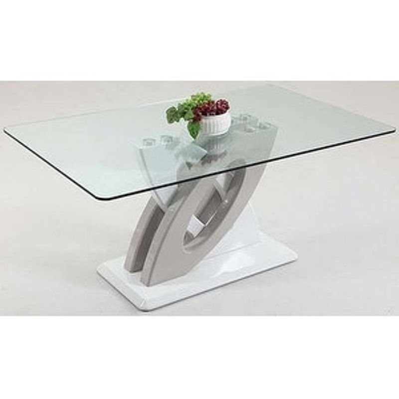 Somette Sophie Glass Top 5-Piece Dining Set