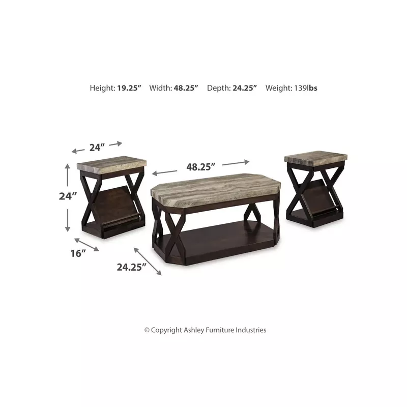 Radilyn Occasional Table Set (3/CN)