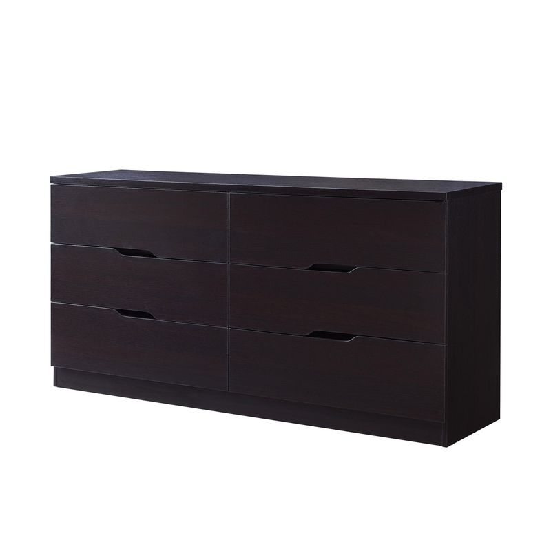 Furniture of America Marlone Contemporary 6-drawer Dresser - Distressed Grey
