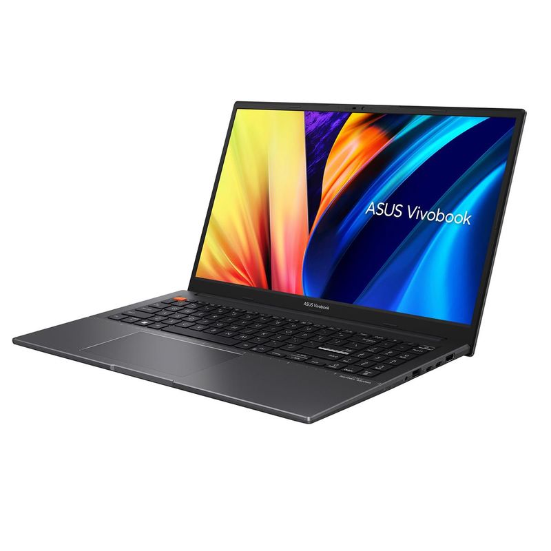 ASUS Vivobook S15 S3502 15.6" Full HD Notebook Computer, AMD Ryzen 5 5600H 3.3GHz, 8GB RAM, 512GB SSD, Windows 11 Home, Indie Black