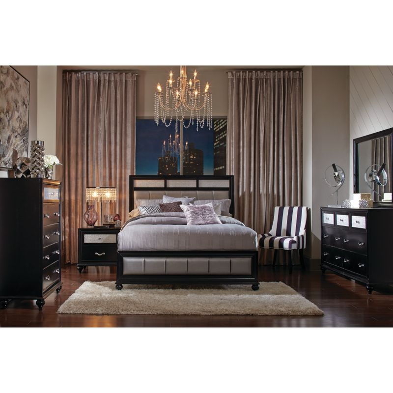 Silver Orchid Alcorn Transitional Bed - Queen