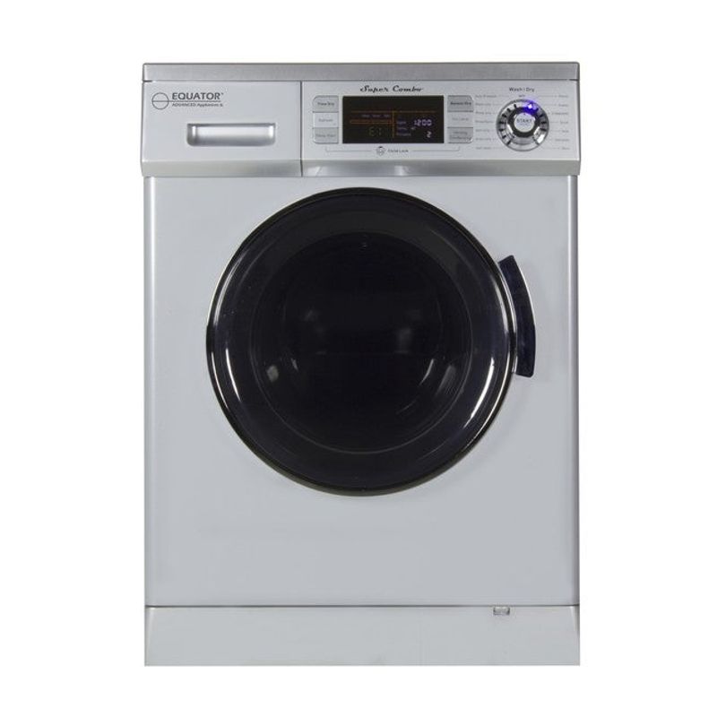 All-in-One 13 lbs 1200 RPM Compact 2016 Combo Washer Dryer - Silver