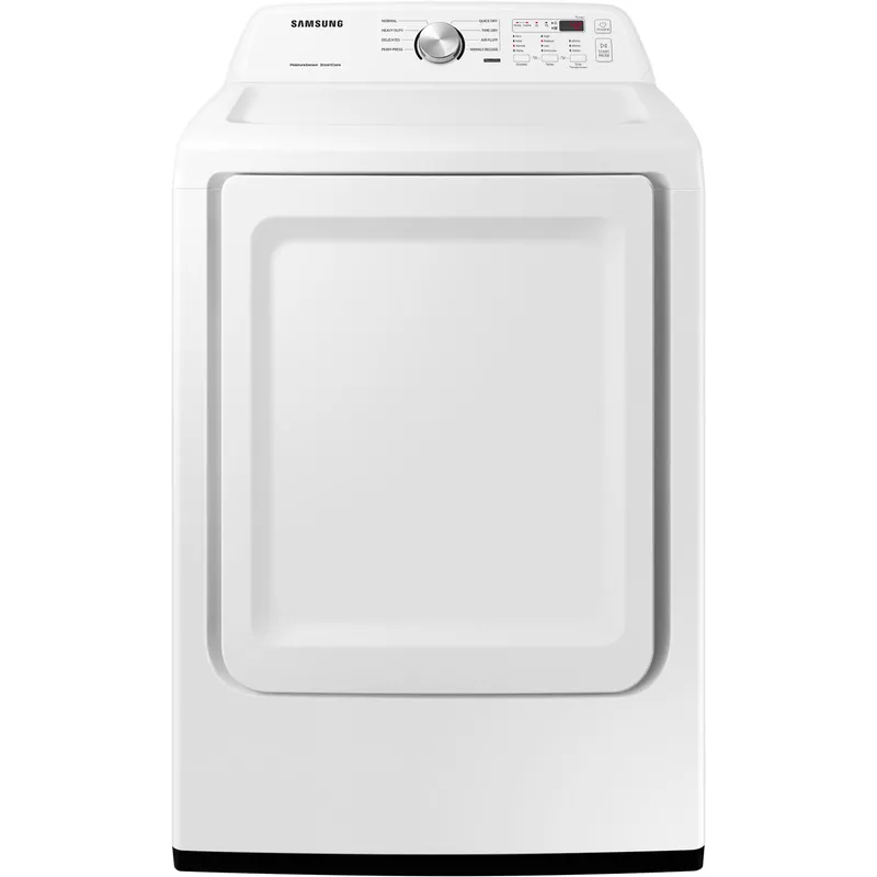 Samsung - 7.2 Cu. Ft. Electric Dryer with Sensor Dry - White