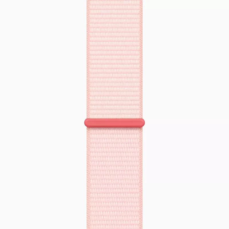 Apple Watch Series 9 GPS Aluminum Case, - Pink Case - Adjustable Strap - 45mm - Light Pink