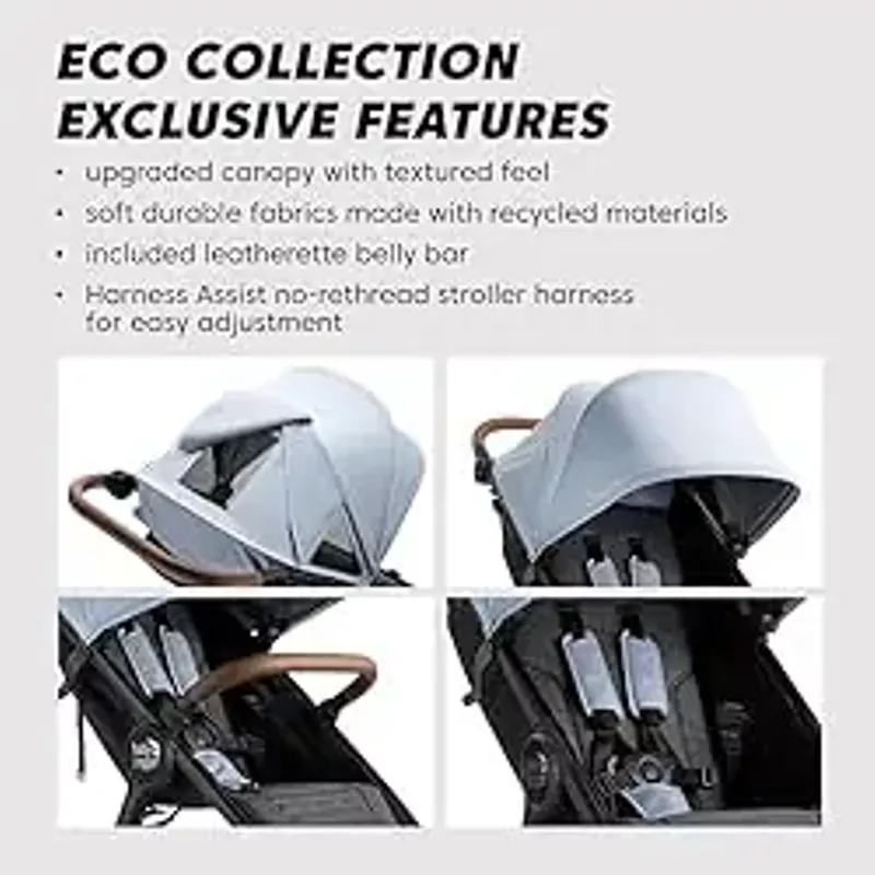 Baby Jogger City Mini GT2 Stroller, Eco Collection, Slate Fog