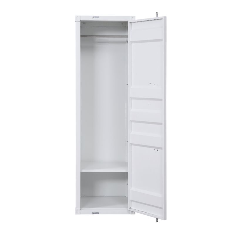 ACME Cargo Wardrobe with 1 Door in White