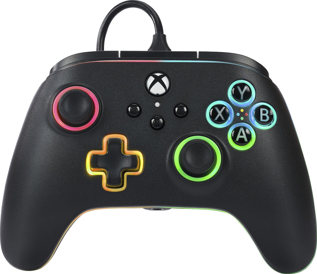 PowerA - Advantage Wired Controller for Xbox Series XS with Lumectra - Black