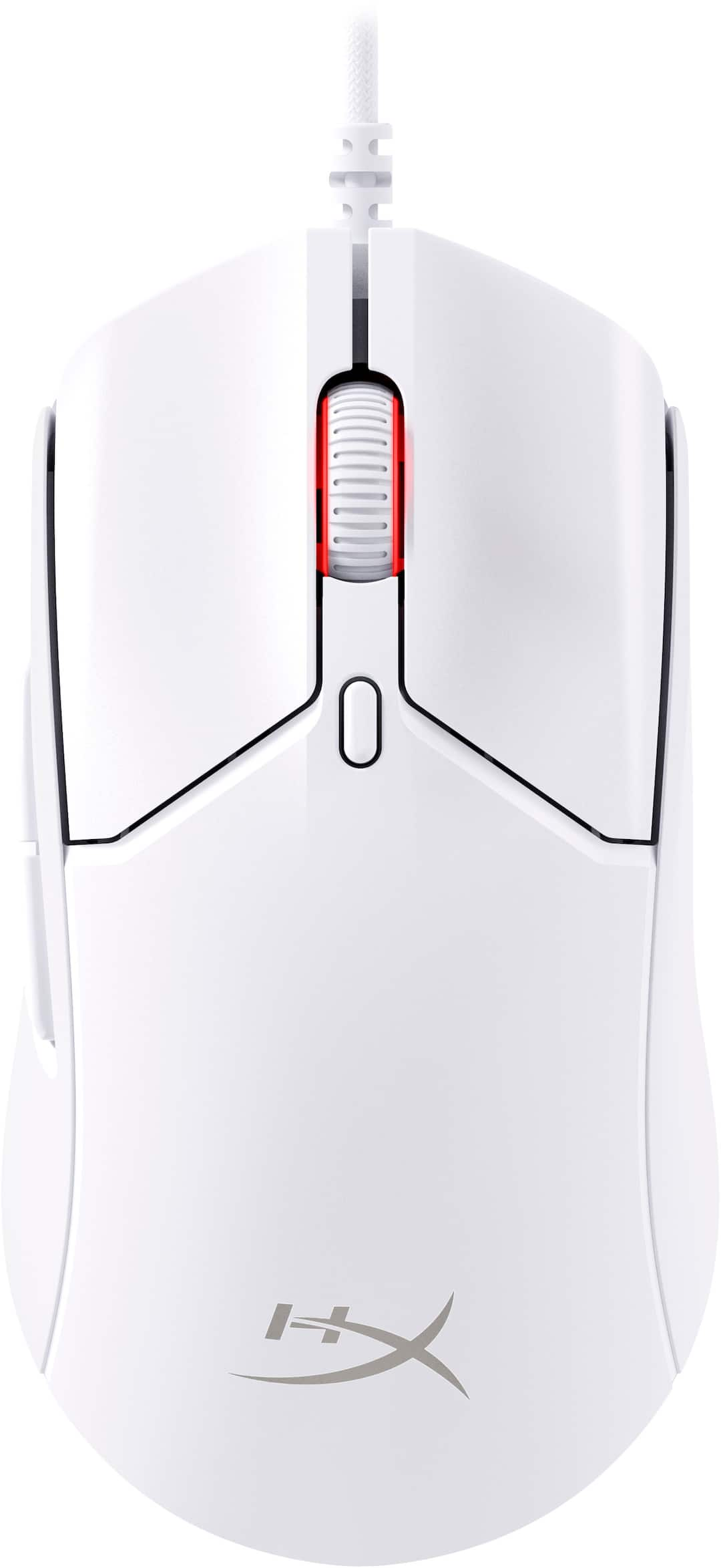 HyperX - Pulsefire Haste 2 Lightweight Wired Optical Gaming Mouse with RGB Lighting - White