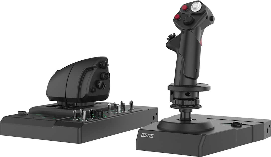 Hori - HOTAS Flight Control System Mount for PC (Windows 11/10) - Black