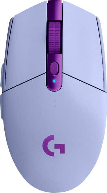 Logitech - G305 LIGHTSPEED Wireless Optical 6 Programmable Button Gaming Mouse with 12000 DPI HERO Sensor - Lilac