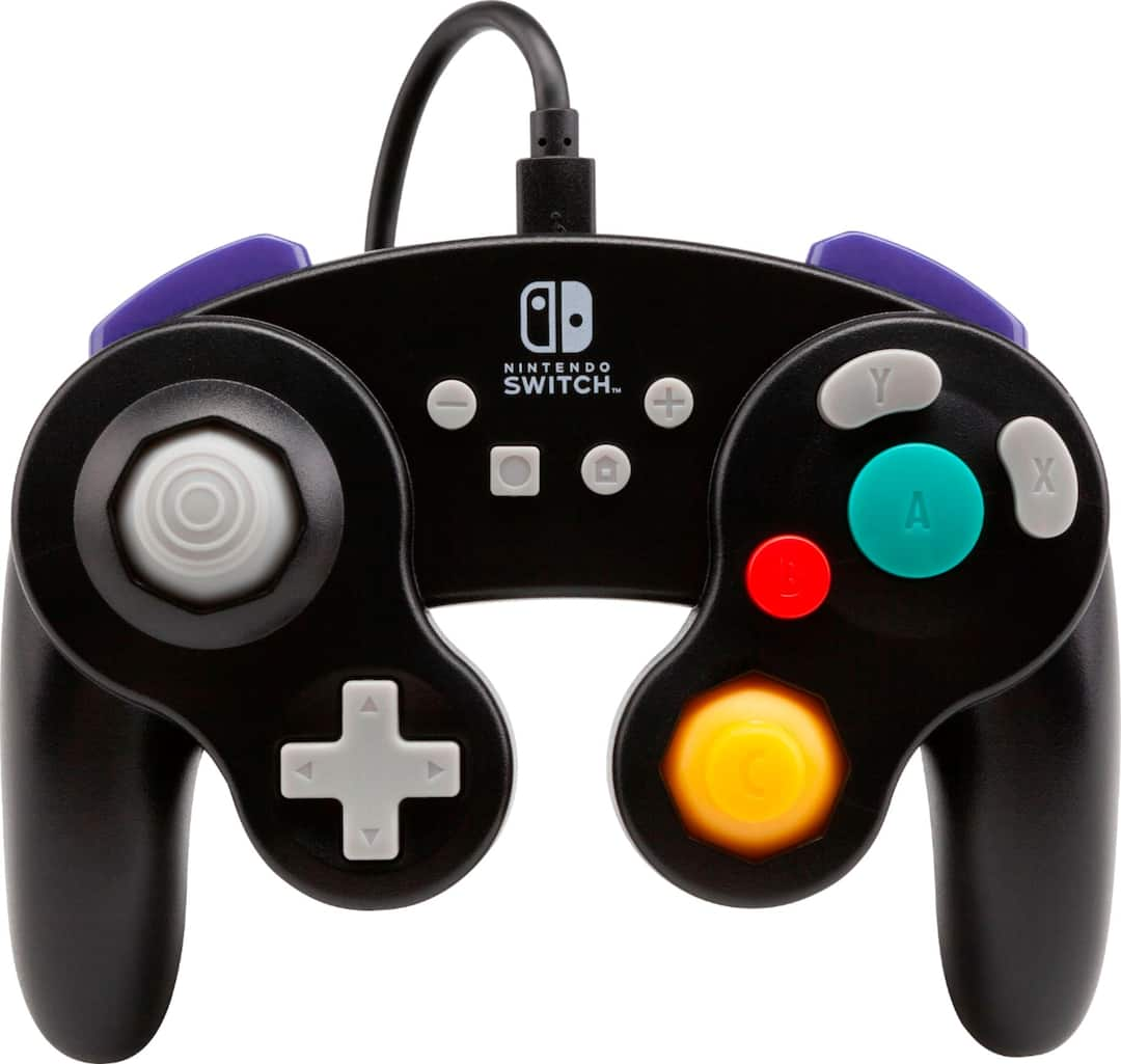 PowerA - GameCube Style Wired Controller for Nintendo Switch - Wired Black