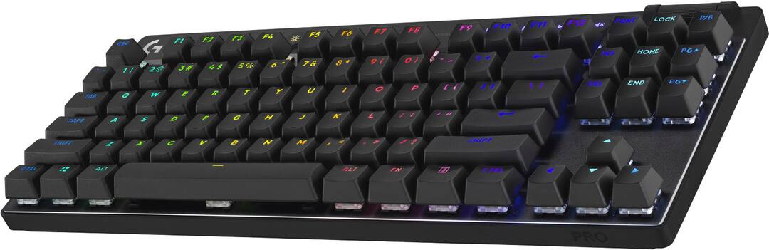 Logitech G PRO X TKL LIGHTSPEED Wireless Gaming Keyboard Linear Switches (GX Red) Black - keyboard - gaming - QWERTY - US - black Input Device