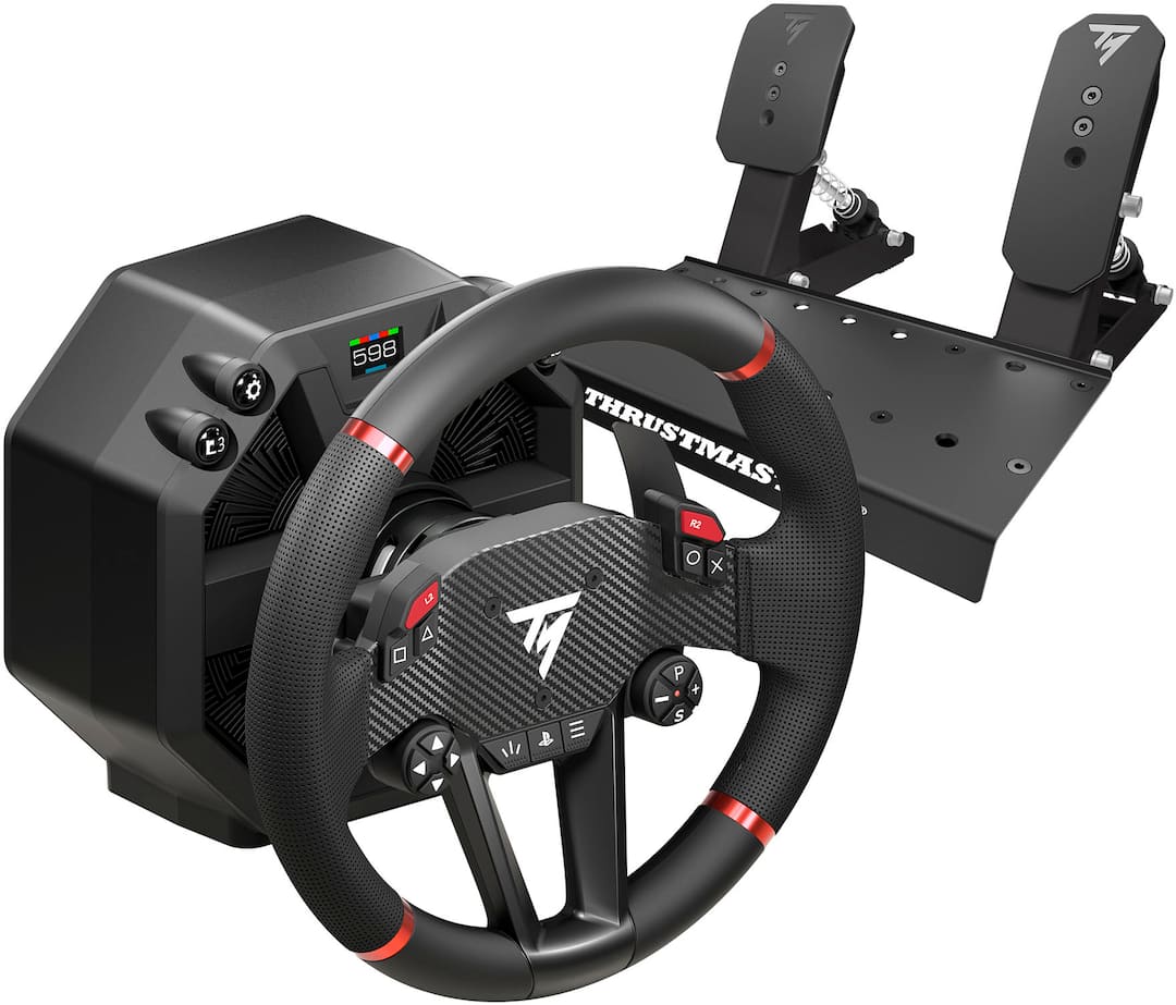 Thrustmaster - T598 Direct Axial DriveForce Feedback Racing Wheel and Pedal Set (PS5 PS4 PC) - Black