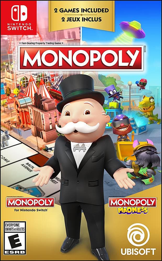 Monopoly for Nintendo Switch + Monopoly Madness - Nintendo Switch Nintendo Switch Lite