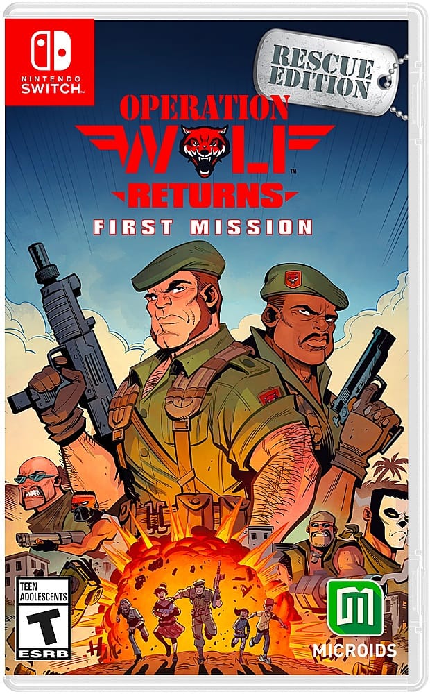 Operation Wolf Returns First Mission - Nintendo Switch