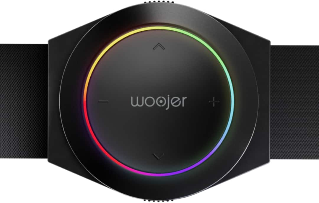 Woojer - Haptic Strap 3 for Games Music Movies VR and Wellness - Black