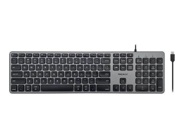 Macally UCZKEYHUBACSG - keyboard - space gray Input Device