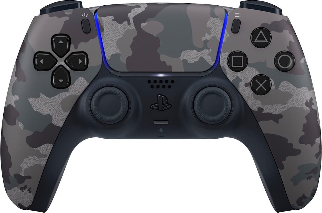 Sony - PlayStation 5 - DualSense Wireless Controller - Gray Camouflage