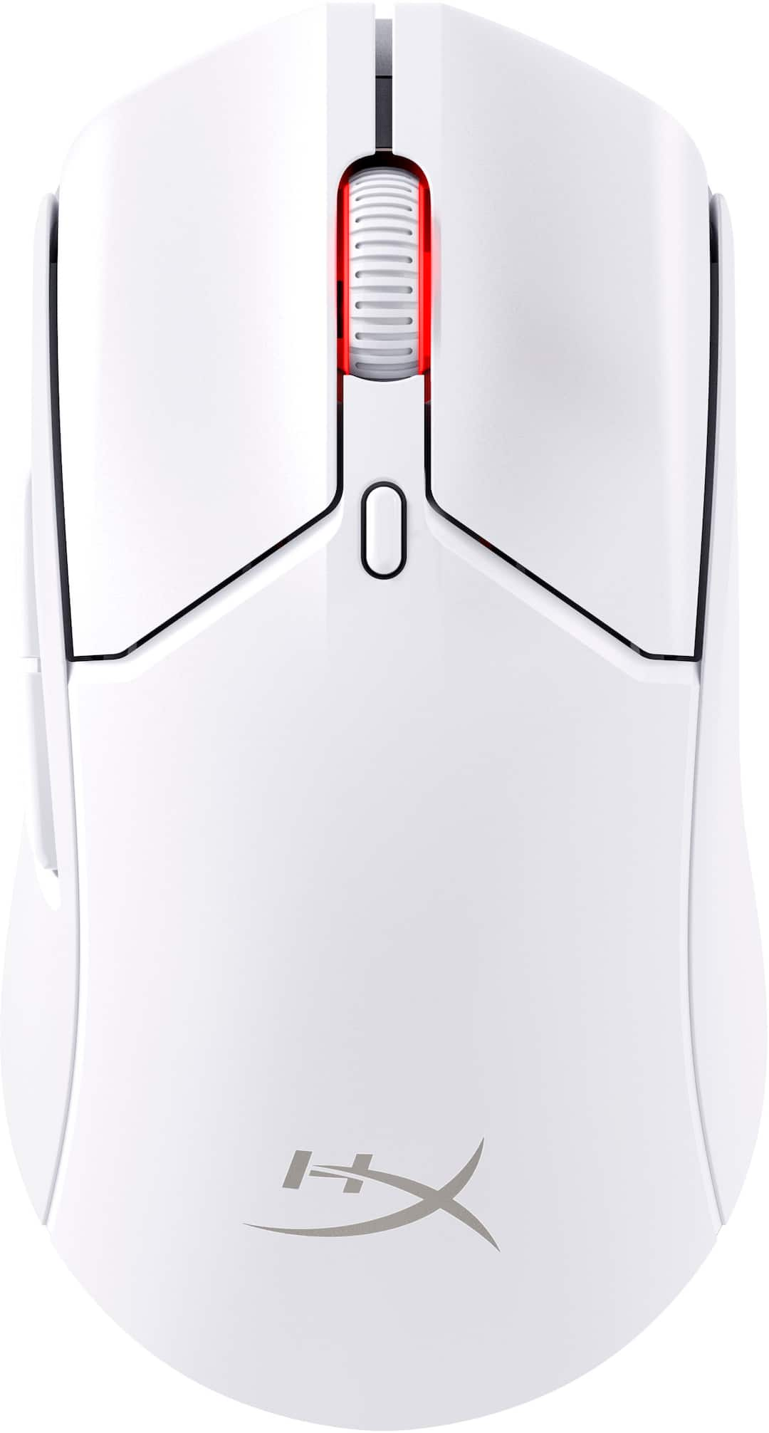 HyperX - Pulsefire Haste 2 Lightweight Wireless Optical Gaming Mouse with RGB Lighting - White