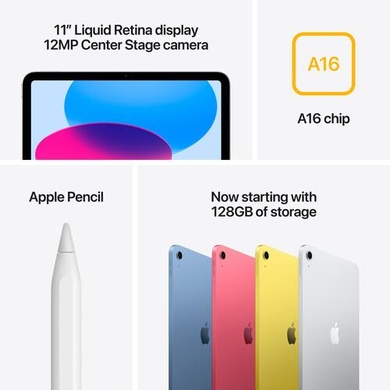 Apple - iPad (A16) Wi-Fi 128GB - Silver