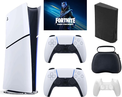 Playstation 5 Digital Fortnite Bundle With Accessories & Extra Controller