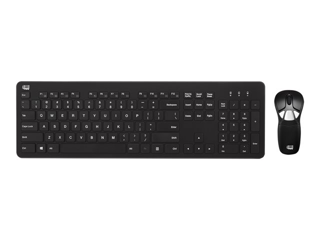 Adesso WKB-5300CB - keyboard and mouse set - full size - QWERTY - US Input Device