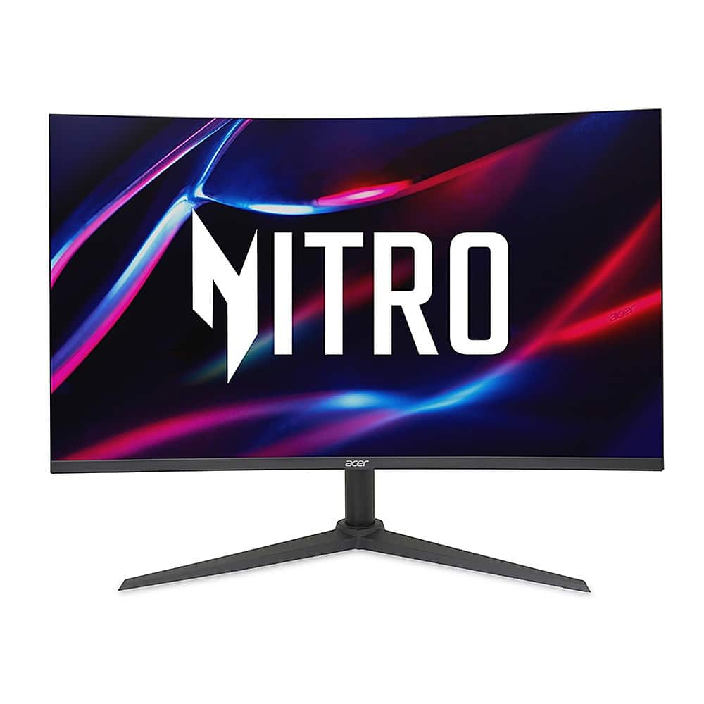 Acer - Nitro XZ320QU S3bmiiphx 31.5 WQHD Gaming Monitor AMD FreeSync (1 x DP 1.4 2 x HDMI 2.0 Ports 1 x Audio Out) - Black