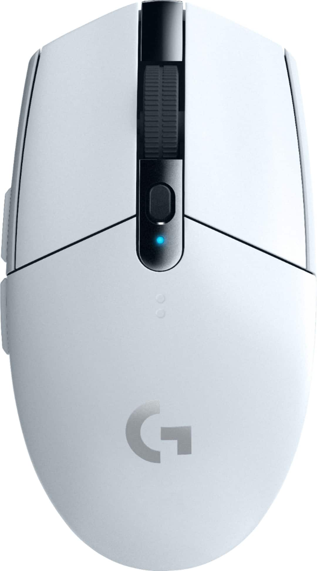 Logitech - G305 LIGHTSPEED Wireless Optical 6 Programmable Button Gaming Mouse with 12000 DPI HERO Sensor - White