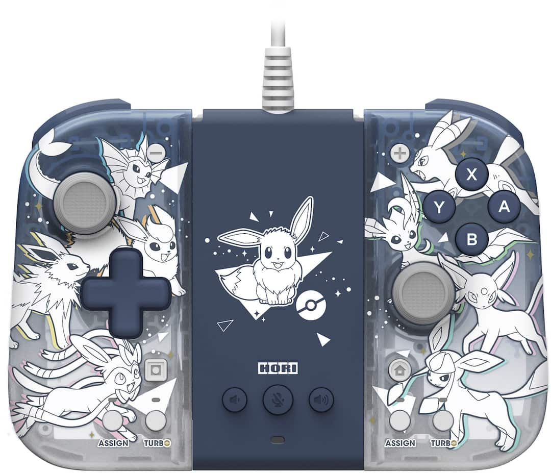 Hori - Split Pad Compact Attachment Set - Officially Licensed By Nintendo and The Pokemon Company International - Eevee