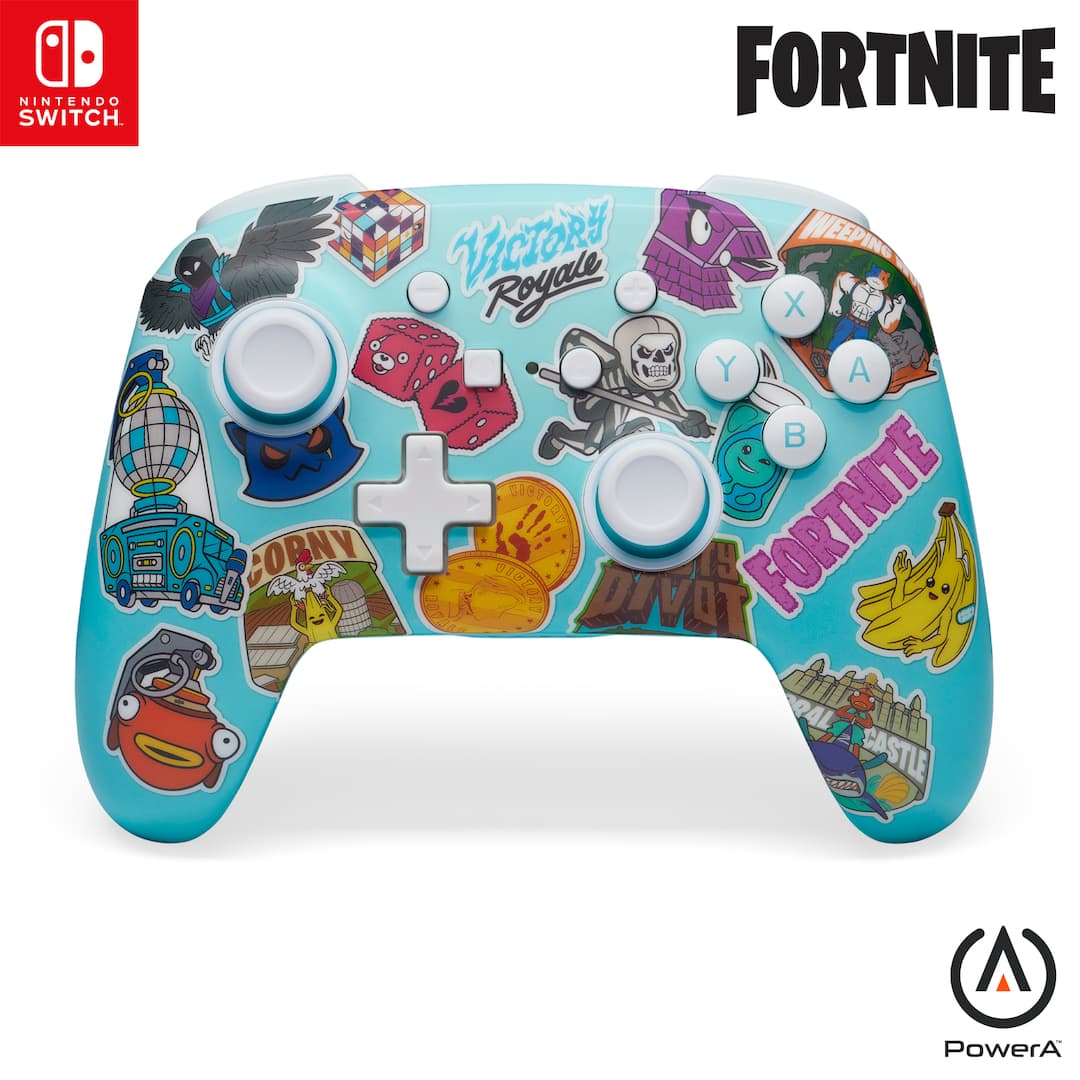 PowerA - Enhanced Wireless Controller for Nintendo Switch - Sticker Mania