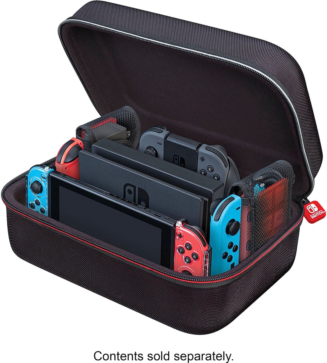 RDS Industries - 12 Hard Case for Game Console - Black