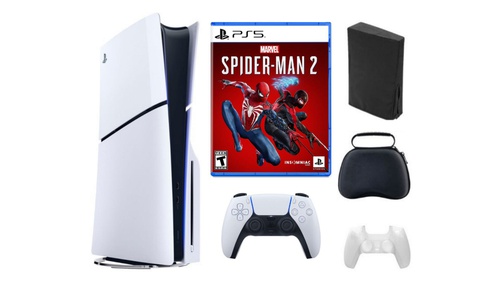 Playstation 5 Slim + Spiderman Bundle with Accessories