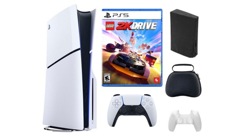 Playstation 5 Slim + Lego 2K Drive Bundle with Accessories