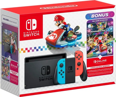 Nintendo Switch: Mario Kart 8 Deluxe Bundle - Multi