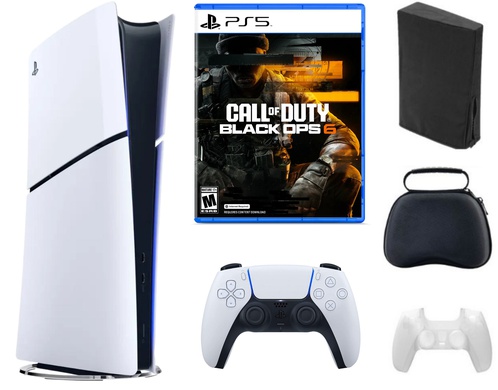 Sony - PS5 PlayStation 5 Bundle with Call of Duty: Black Ops 6 Game and Accessories